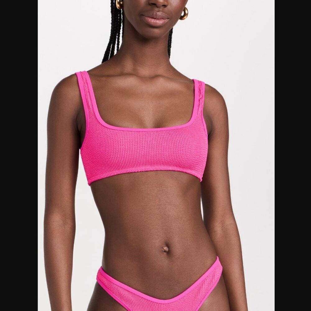 Good American Always Fits Khloe Bikini Top in Pink Glow XXS/XS NWT - Picture 4 of 8